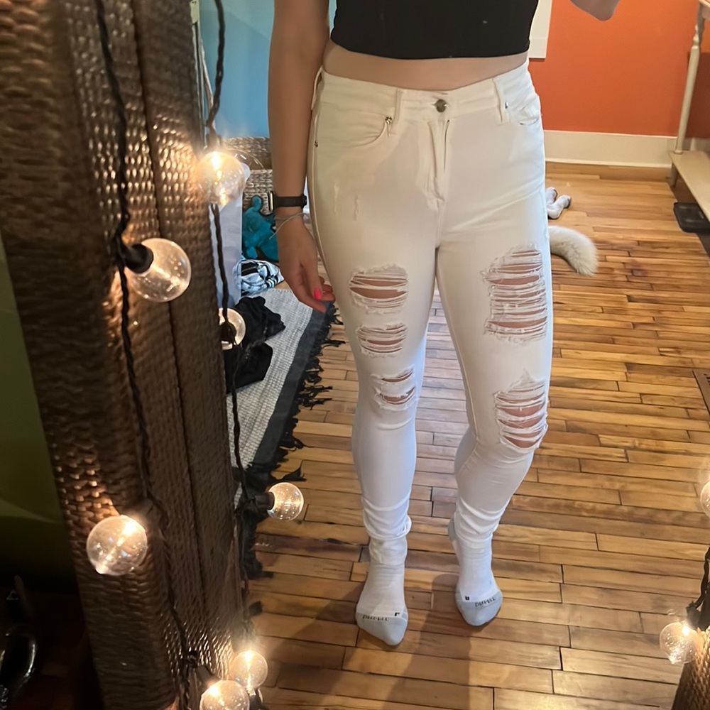 White good American jeans. Only worn a couple times